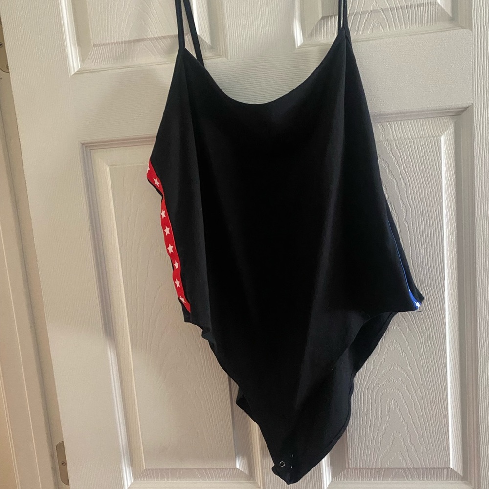 Black plus body suit